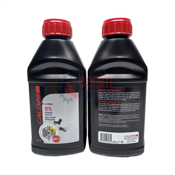 Caldını Hidrolik Debriyaj Sistemi Yağı Fren Hidroliği Brake Fluid CLN.80382 (Dot 4 500 ML)