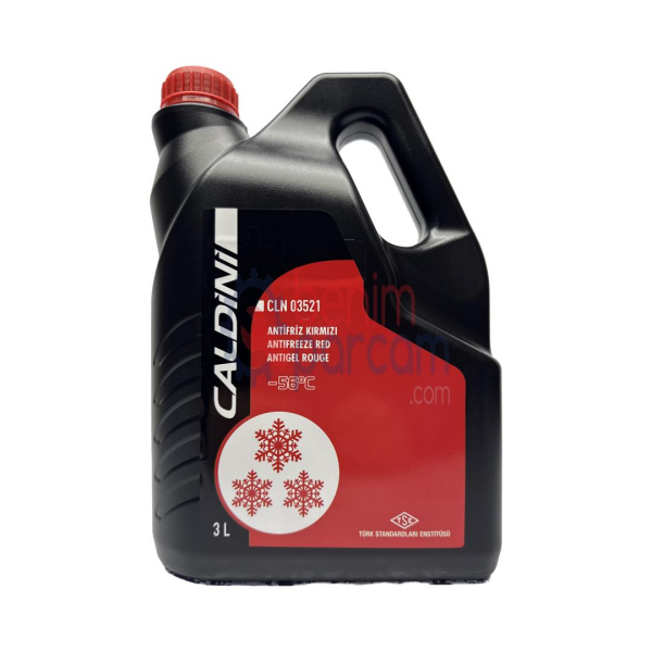 Caldını Antifriz CLN.03521 (3 Litre Kırmızı Konsantre -56 °C Allianz Sigorta Güvencesiyle)