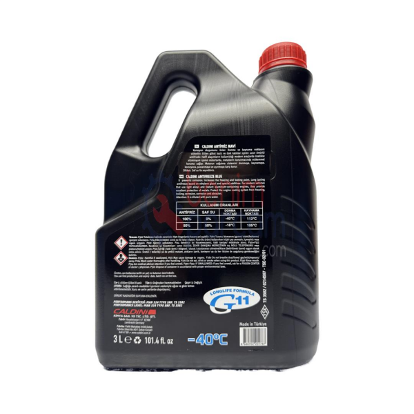 Caldını Antifriz CLN.01787 (3 Litre Mavi Konsantre -40 °C Allianz Sigorta Güvencesiyle)