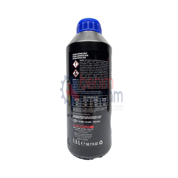 Caldını Antifriz CLN.03491 (1.5 Litre Mavi Konsantre -56 °C Allianz Sigorta Güvencesiyle)
