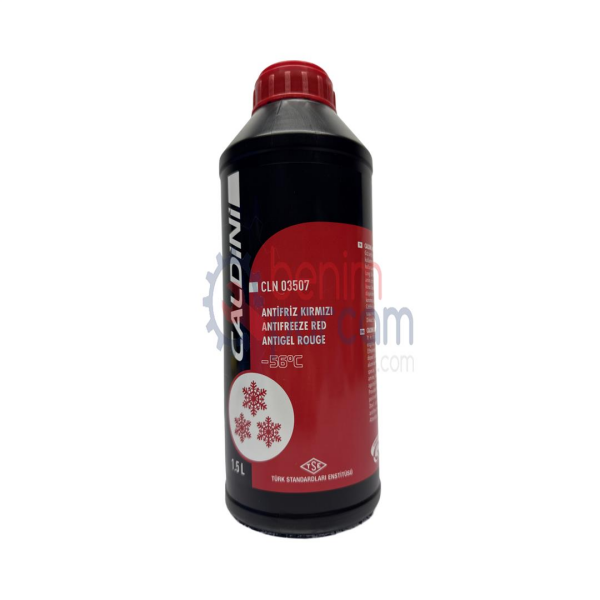 Caldını Antifriz CLN.03507 (1.5 Litre Kırmızı Konsantre -56 °C Allianz Sigorta Güvencesiyle)