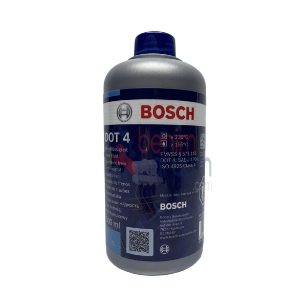 Bosch Hidrolik Debriyaj Sistemi Yağı Fren Hidroliği Brake Fluid BOSCH 1987479106 (Dot 4 500 ML)