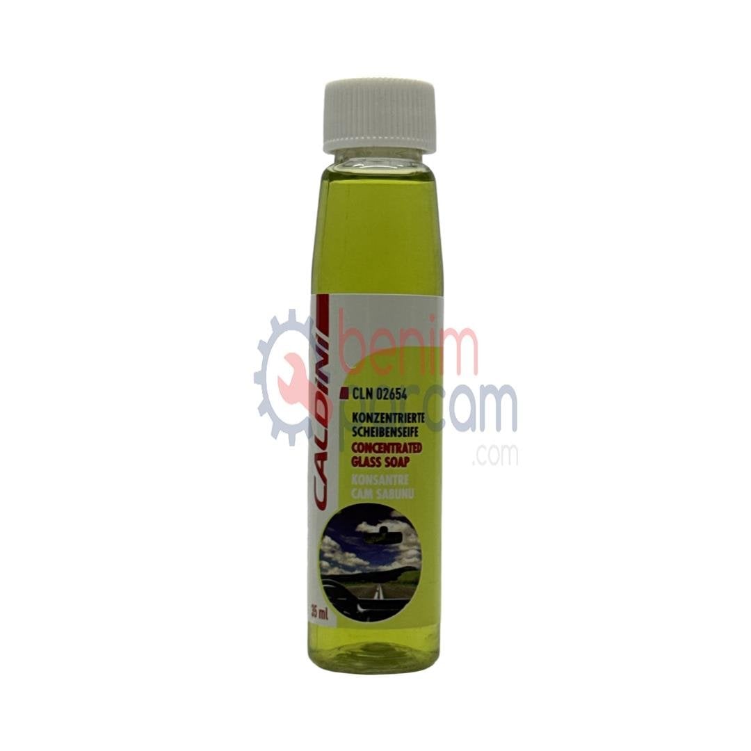 Caldını Araç Otomobil Konsantre Cam Temizleme Silecek Suyu Sabunu Şampuanı 4 Mevsim CLN.02654 (35 ML Çok Net Görüş Sağlar, Aracın Camındaki Parlamaları Ve Yağlı Yansımaları Ortadan Kaldırır, Yapışan Haşere Sinek Böcek Toz Pislikleri Kirleri Giderir.)