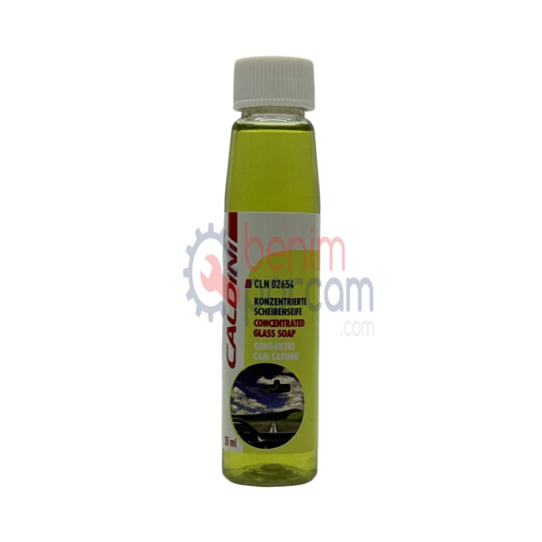 Caldını Araç Otomobil Konsantre Cam Temizleme Silecek Suyu Sabunu Şampuanı 4 Mevsim CLN.02654 (35 ML Çok Net Görüş Sağlar, Aracın Camındaki Parlamaları Ve Yağlı Yansımaları Ortadan Kaldırır, Yapışan Haşere Sinek Böcek Toz Pislikleri Kirleri Giderir.)