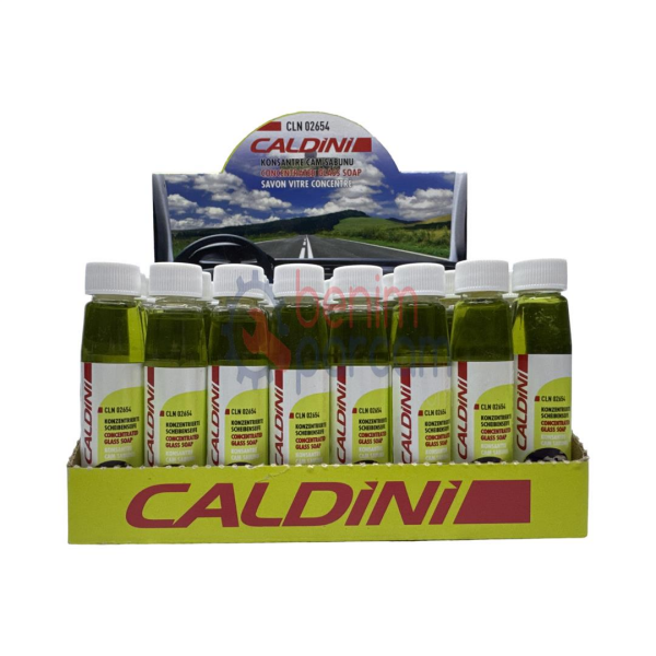 Caldını Araç Otomobil Konsantre Cam Temizleme Silecek Suyu Sabunu Şampuanı 4 Mevsim CLN.02654 (35 ML Çok Net Görüş Sağlar, Aracın Camındaki Parlamaları Ve Yağlı Yansımaları Ortadan Kaldırır, Yapışan Haşere Sinek Böcek Toz Pislikleri Kirleri Giderir.)