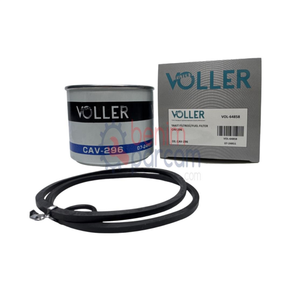 Voller Yakıt Dizel Mazot Filtresi VOL-64858 (Cav 296 Tipi Case IH Ford New Holland Massey Ferguson CAV Lucas Perkins Traktör İndica 1.4d 98>08 İndigo Patrol Defender Vitara Boxer Jumper Ducato Daily Escort Mondeo Fiesta 1.8 1.9 2.5 C15 C25 DJ5 Xud7)