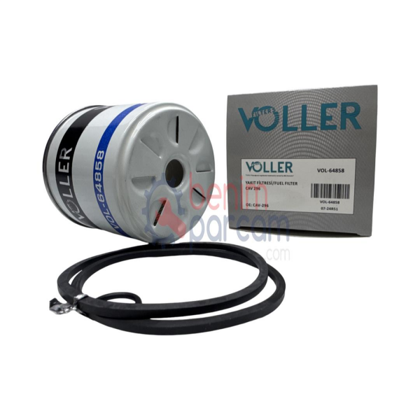 Voller Yakıt Dizel Mazot Filtresi VOL-64858 (Cav 296 Tipi Case IH Ford New Holland Massey Ferguson CAV Lucas Perkins Traktör İndica 1.4d 98>08 İndigo Patrol Defender Vitara Boxer Jumper Ducato Daily Escort Mondeo Fiesta 1.8 1.9 2.5 C15 C25 DJ5 Xud7)