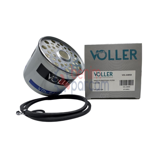 Voller Yakıt Dizel Mazot Filtresi VOL-64858 (Cav 296 Tipi Case IH Ford New Holland Massey Ferguson CAV Lucas Perkins Traktör İndica 1.4d 98>08 İndigo Patrol Defender Vitara Boxer Jumper Ducato Daily Escort Mondeo Fiesta 1.8 1.9 2.5 C15 C25 DJ5 Xud7)