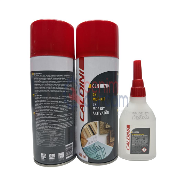 Caldını 2K Mdf Kit Genel Amaçlı Hızlı Japon Yapıştırıcı Aktivatörlü CLN.00704 (400 ML)