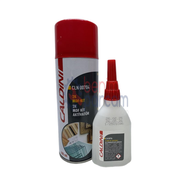 Caldını 2K Mdf Kit Genel Amaçlı Hızlı Japon Yapıştırıcı Aktivatörlü CLN.00704 (400 ML)