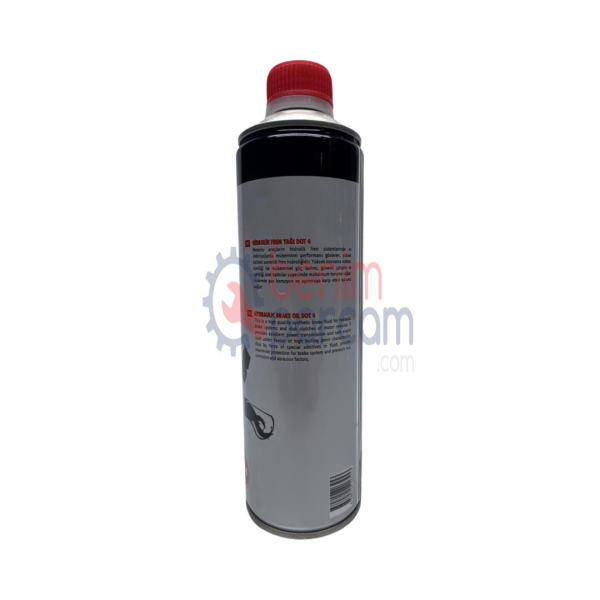 Caldını Hidrolik Debriyaj Sistemi Yağı Fren Hidroliği Brake Fluid CLN.03453 (Dot 4 500 ML Yüksek Kaynama Dereceli Noktalı Teneke Şişe Ambalaj)