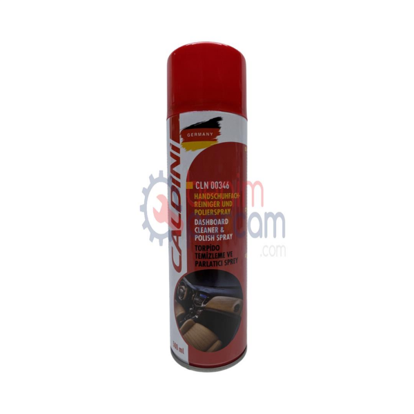 Caldını Araba Otomobil Kokpit Torpido Göğüs Cilası Temizleyici Araç Bakım Parlatıcı Köpük Spreyi Toz Tutmaz Ses Ve Gıcırtıyı Önler CLN.00346 (500 ML)