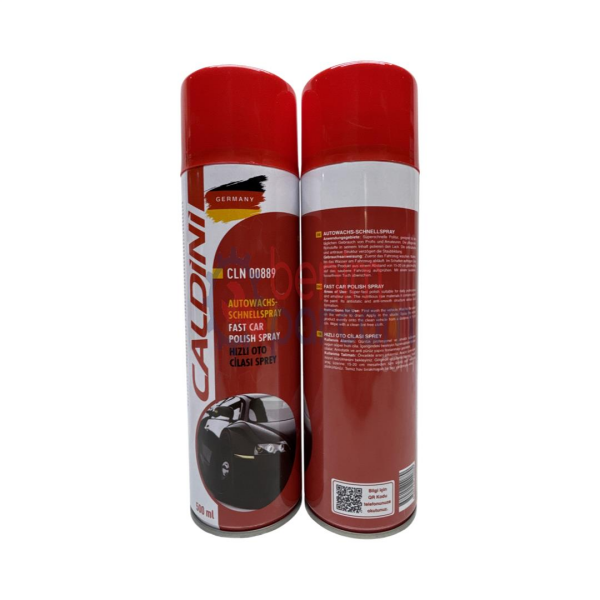 Caldını Araba Otomobil Seramik Katkılı Hızlı Pratik Cila Spreyi Toz Ve Su Tutmaz CLN.00889 (500 ML)